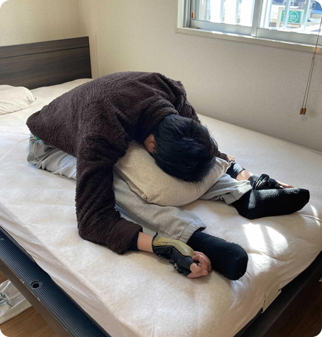 起床、整容 画像